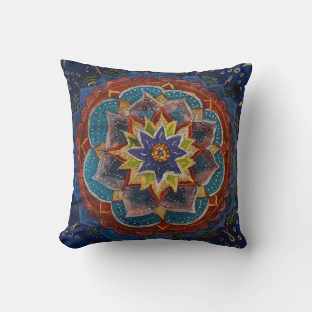 Mandala Art Cushion Kissen (Vorderseite)