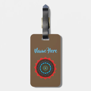 Mandala Art custom Luggae Tags Gepäckanhänger