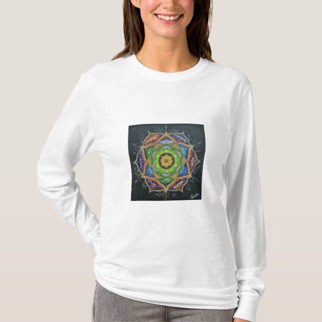 Mandala Art of human life Frauen T - Shirt (Vorderseite)