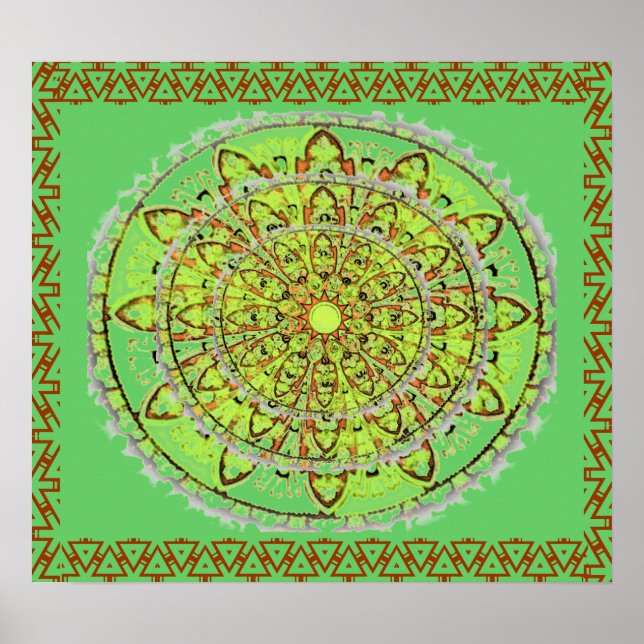 Mandala Art Poster (Vorne)