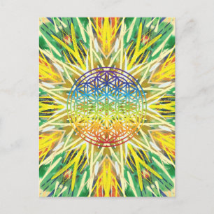 Mandala Art Postkarte