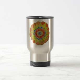 Mandala Art Stainless Steel Tasse