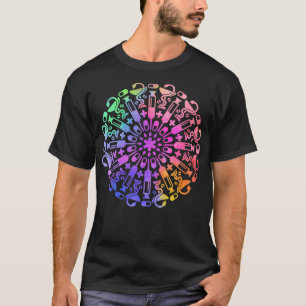 Mandala-Arzt Registrierte Krankenschwester Rn Lpn  T-Shirt