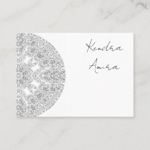 Mandala-Augen-Design Floral Lotus Gold Karte
