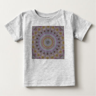 Mandala aus gelben Rosen Baby T-shirt