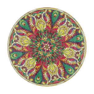 Mandala-Bandana: Vintage nahtloses Design. Schneidebrett