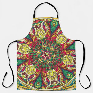 Mandala Bandana: Vintages Nahtloses Design. Schürze