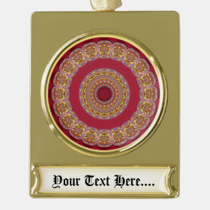 Mandala Banner-Ornament Gold