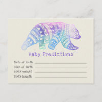 Mandala Bear Baby Shower Vorhersagen und Ratschläg