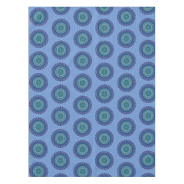 Mandala Blue Black Green Birthday Party Tischdecke