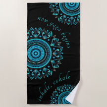 Mandala Blue Bold Modern Vibrant Mandala