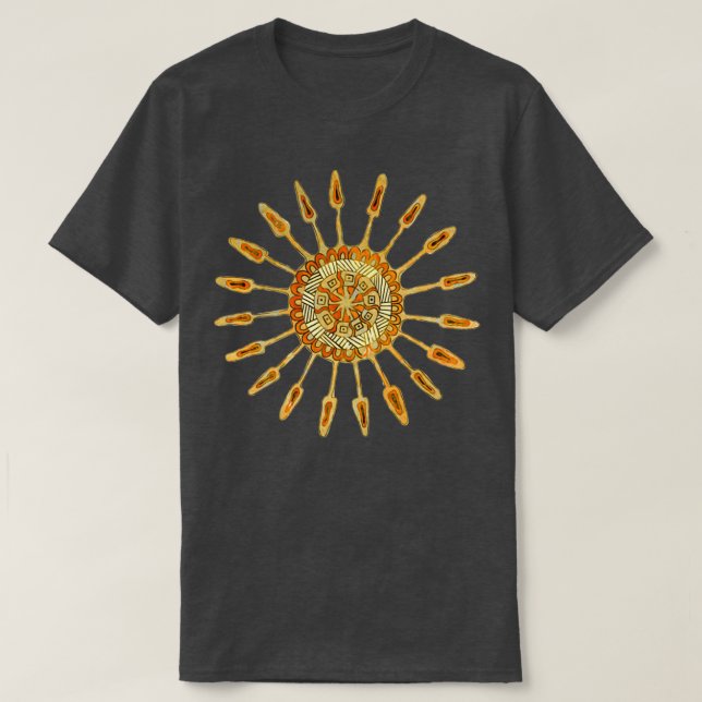 Mandala Blume 2 T-Shirt (Design vorne)