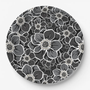 Mandala-Blume 5 Pappteller
