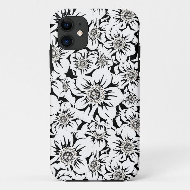 Mandala-Blume 6 Case-Mate iPhone Hülle (Rückseite)