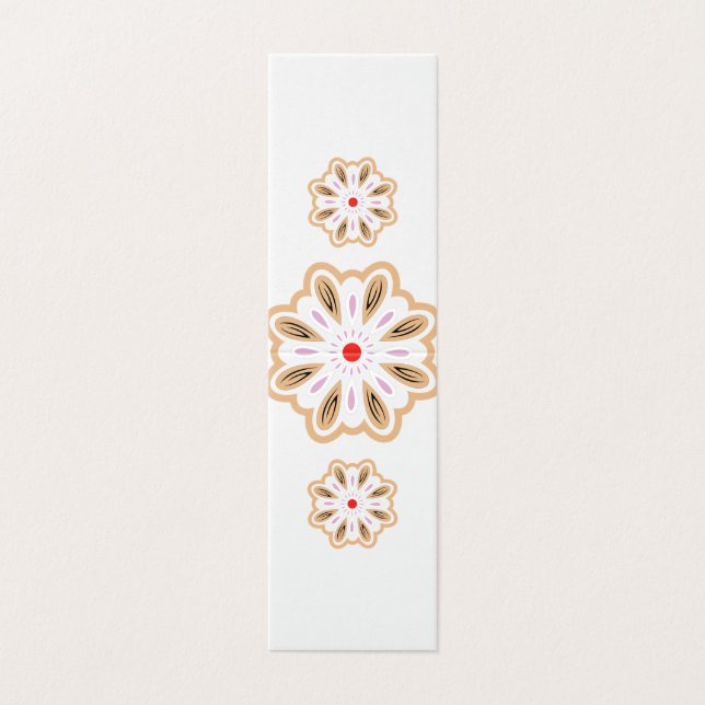 Mandala Blume Art Print | Boho Decor (Außenseite Aufgefaltet)