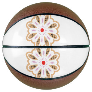 Mandala Blume Art Print Boho Decor Basketball