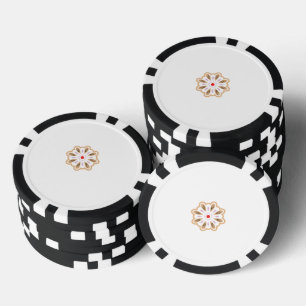 Mandala Blume Art Print   Boho Decor Pokerchips
