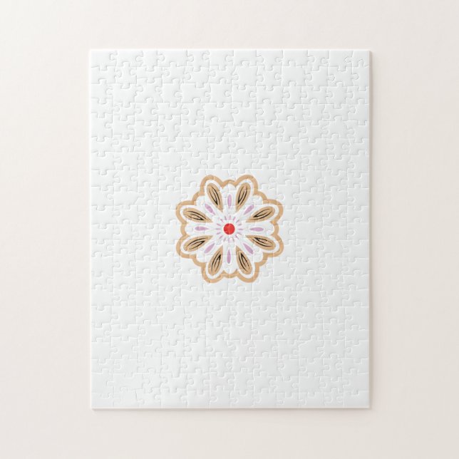 Mandala Blume Art Print | Boho Decor Puzzle (Vertikal)