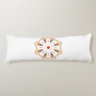 Mandala Blume Art Print Boho Decor Seitenschläferkissen