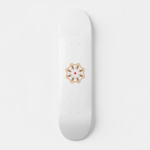Mandala Blume Art Print   Boho Decor Skateboard