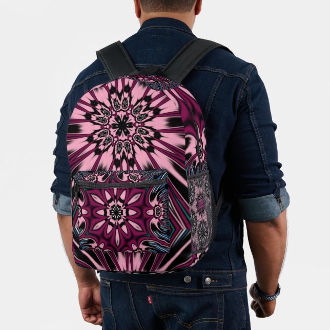 Mandala-Blume Bedruckter Rucksack (Insitu (Modell))