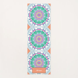 Mandala Blume Blättermuster Retro-individuelle Nam Yogamatte