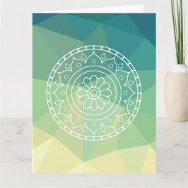 Mandala Blume Boho Ethnic Design Karte