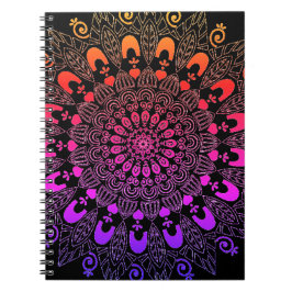 Mandala Blume Design Sketch Art Notizblock
