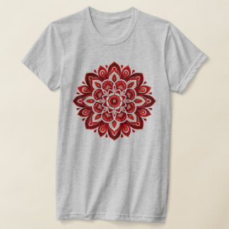 Mandala / Blume Design T-Shirt