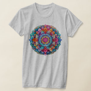 Mandala / Blume Design T-Shirt
