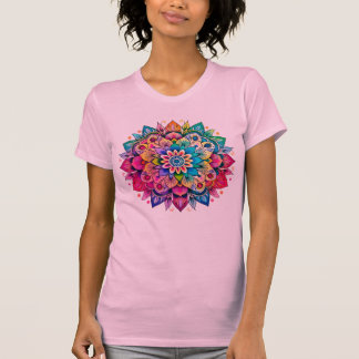Mandala / Blume Design T-Shirt