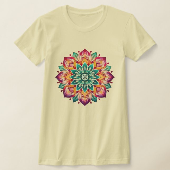 Mandala / Blume Design T-Shirt (Ablage )