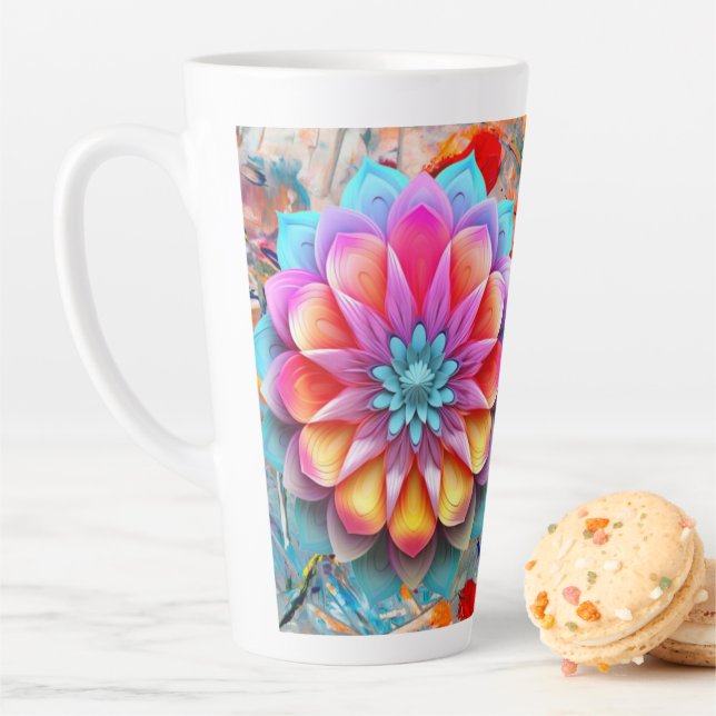 Mandala Blume Design Tasse (Beispiel)