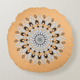 Mandala Blume Design Throw Kissen