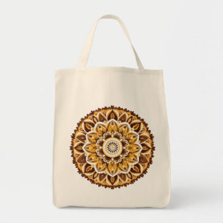 Mandala / Blume Design Tragetasche