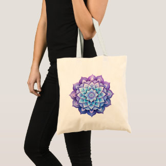Mandala / Blume Design Tragetasche
