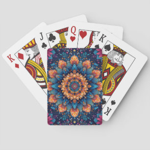 Mandala Blume Digital Art Style-23907 Spielkarten
