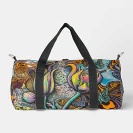 Mandala Blume Duffle Bag