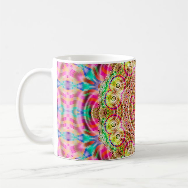 Mandala-Blume Kaffeetasse (Links)