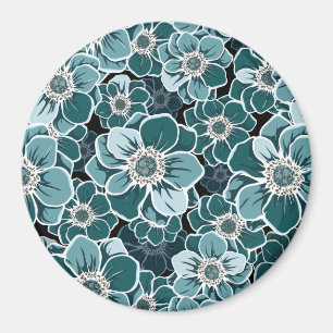 Mandala Blume Magnet