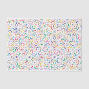 Mandala-Blume-Papiertaschentuch Seidenpapier