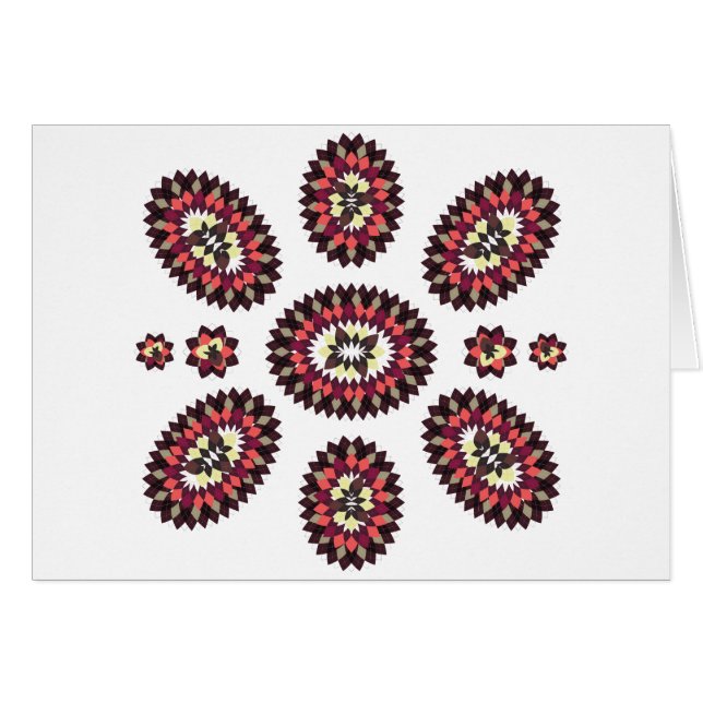 Mandala Blume Pattern (Vorderseite (Horizontal))