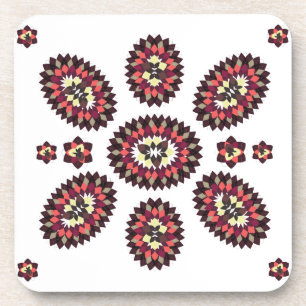 Mandala Blume Pattern Getränkeuntersetzer