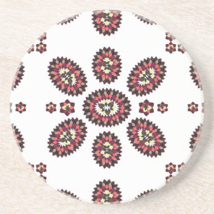 Mandala Blume Pattern Getränkeuntersetzer