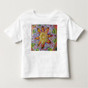 Mandala Blume Zeichne Kleinkind Fine Jersey T - Sh Kleinkind T-shirt