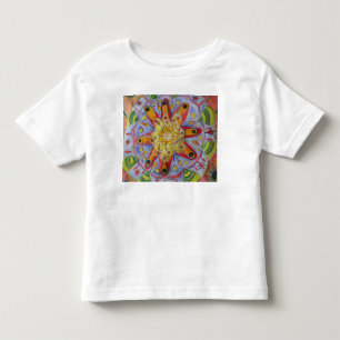 Mandala Blume Zeichne Kleinkind Fine Jersey T - Sh T-shirt