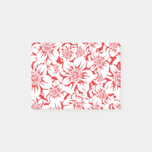 Mandala-Blumen 8 Post-it Klebezettel (Vorderseite)
