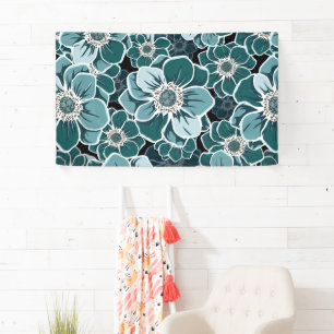 Mandala-Blumen Banner