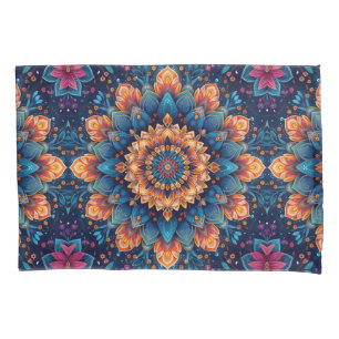 Mandala-Blumen-Digital-Art-Stil-23907 Kissenbezug