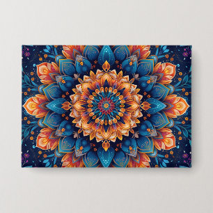 Mandala-Blumen-Digitalkunst-Stil-23907 Button